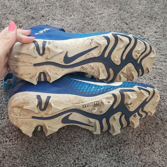 Nike Alpha Menace 2 Shark Cleats, Black, 11 - Picture 7 of 7